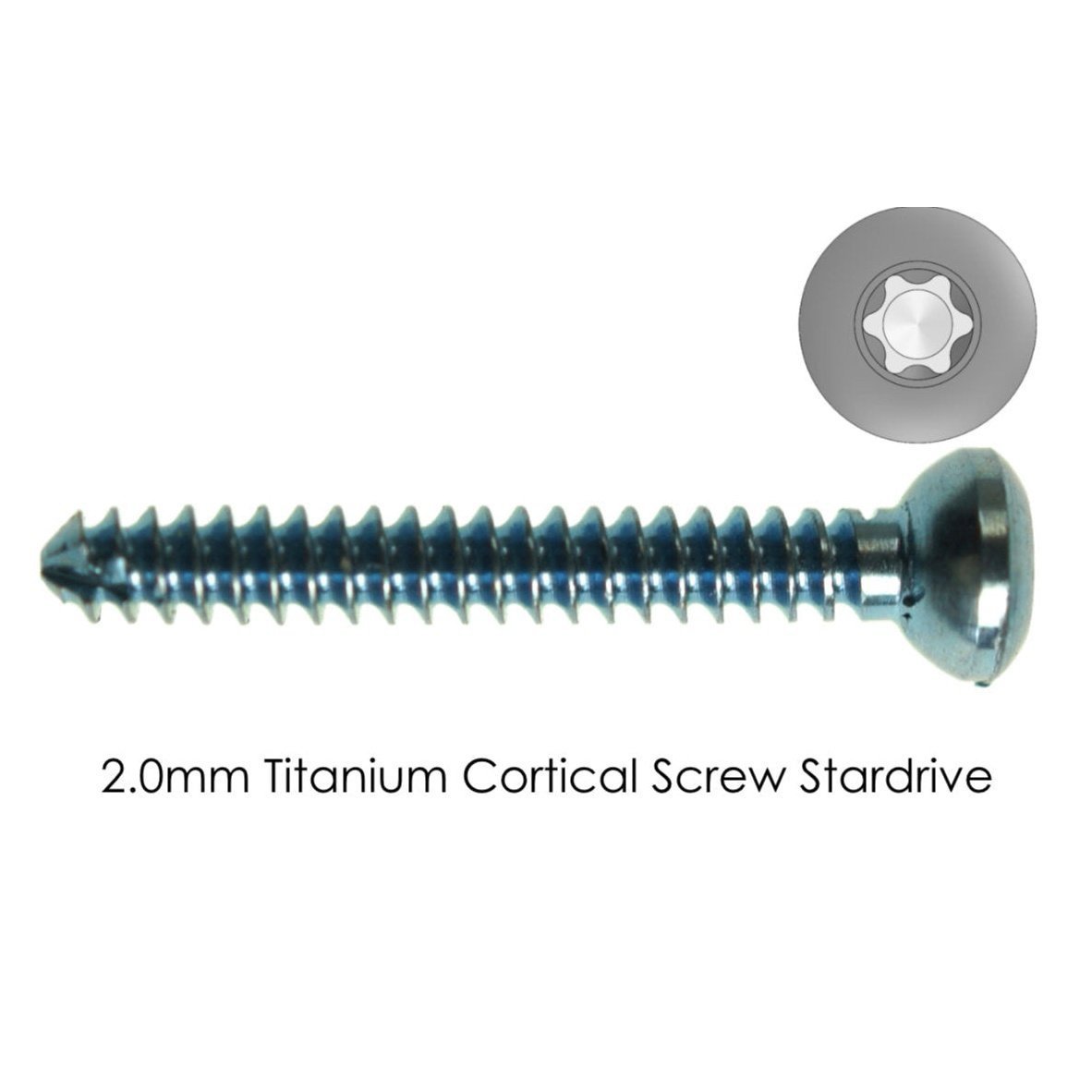 TTA Rapid Self-Tapping Titanium Screws 2.0 & 2.4mm – Hex/Star - Image 2