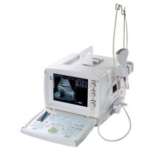 Ultrasound Black White basic portable 9.7" LCD monitor 1 convex probe battery
