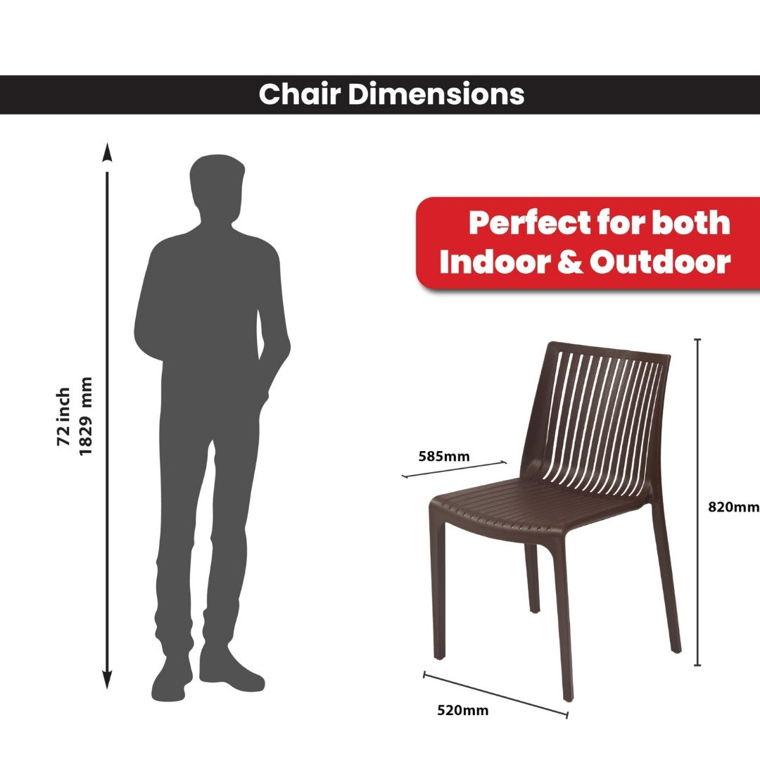 Bella Side Chair - Armless - Image 2
