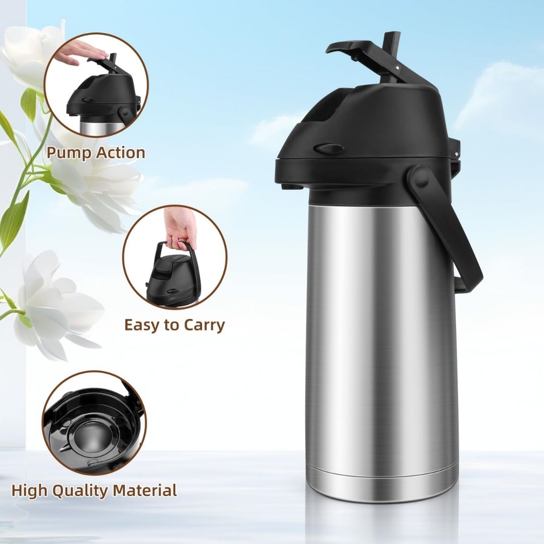 Thermo Vacuum Pump Flask - Stainless Steel - Image 3