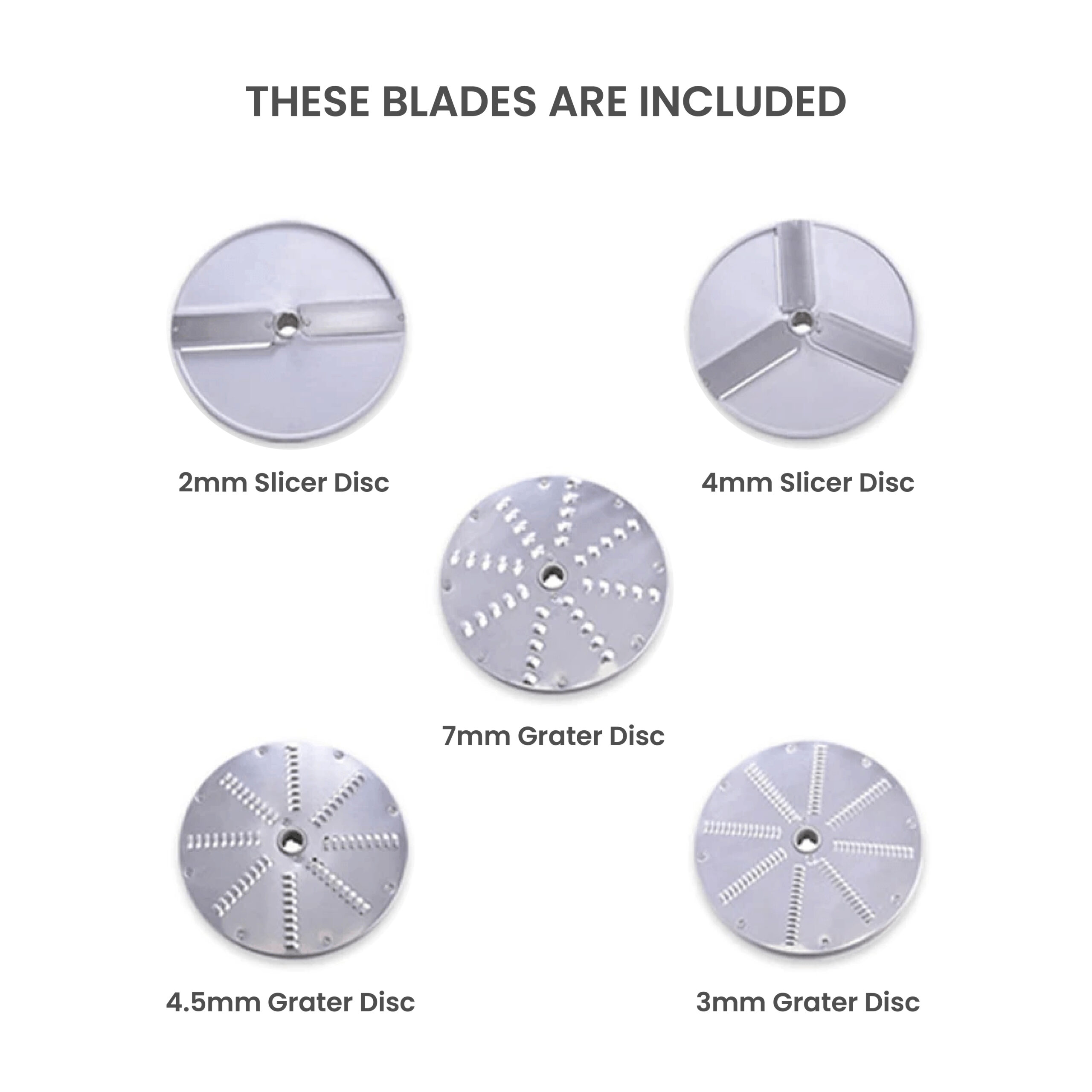 Vegetable Cutter – 150KG/H – *Including 5 x Blades* (VC60) - Catering Shop Online - Image 2