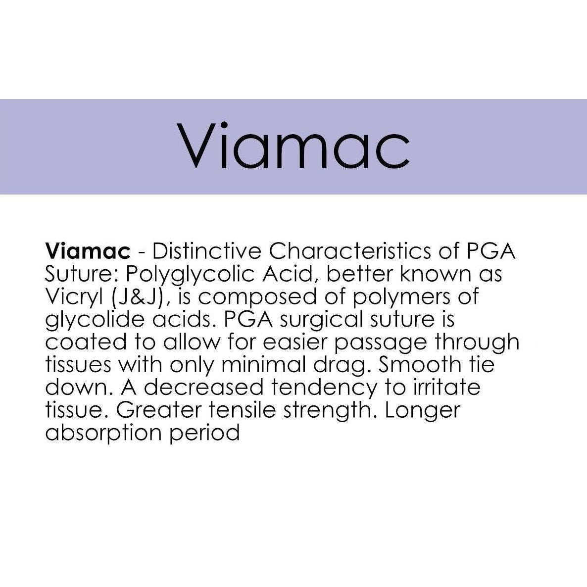Viamac Polyglactin 910 Sutures – Absorbable - Image 2