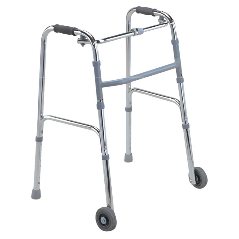 Folding Rollator Walking Frame with Wheels