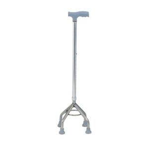 Quad Straight Walking Stick - Adjustable Mobility Aid